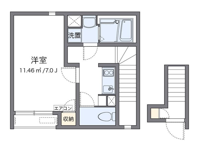 クレイノフローリ 間取図