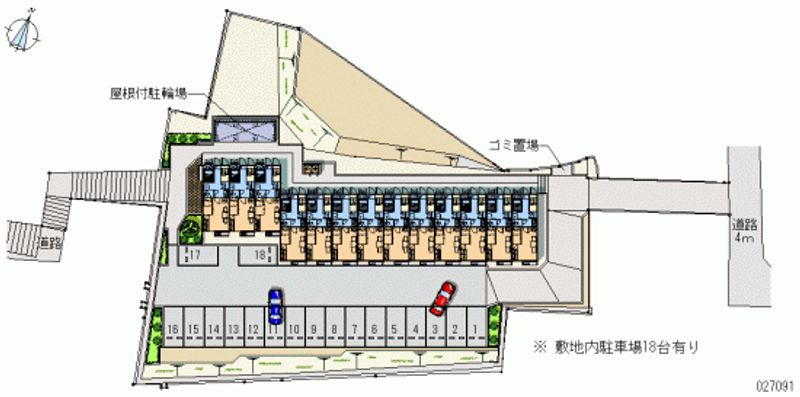 レオパレスＭ＆Ｔ 月極駐車場