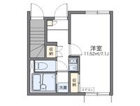 レオネクストセラン髙石Ⅲ 間取り図