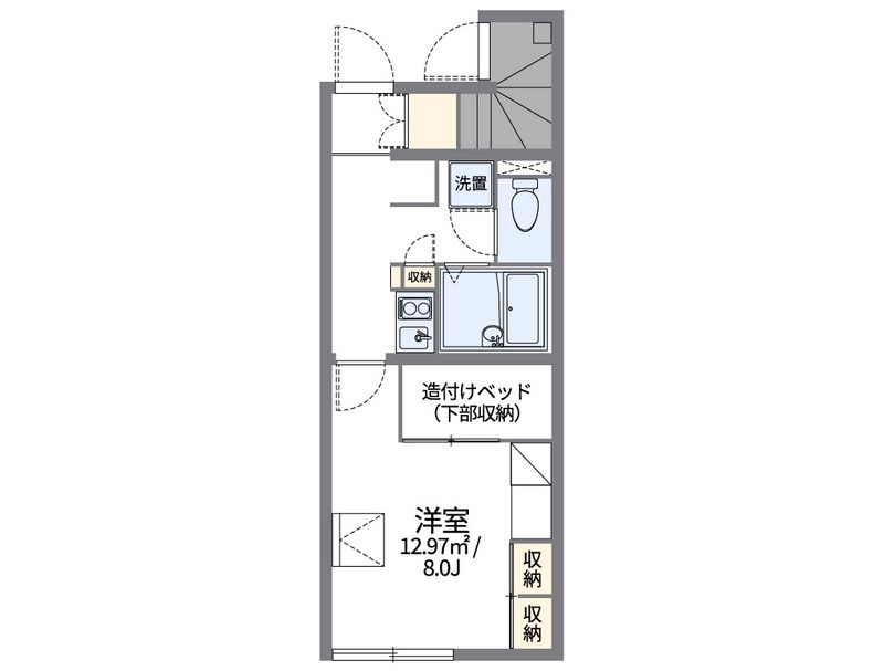 レオパレス飛鳥 間取図