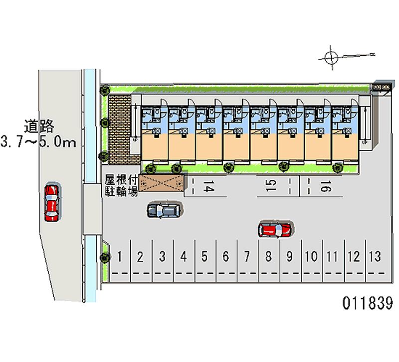 11839 Monthly parking lot