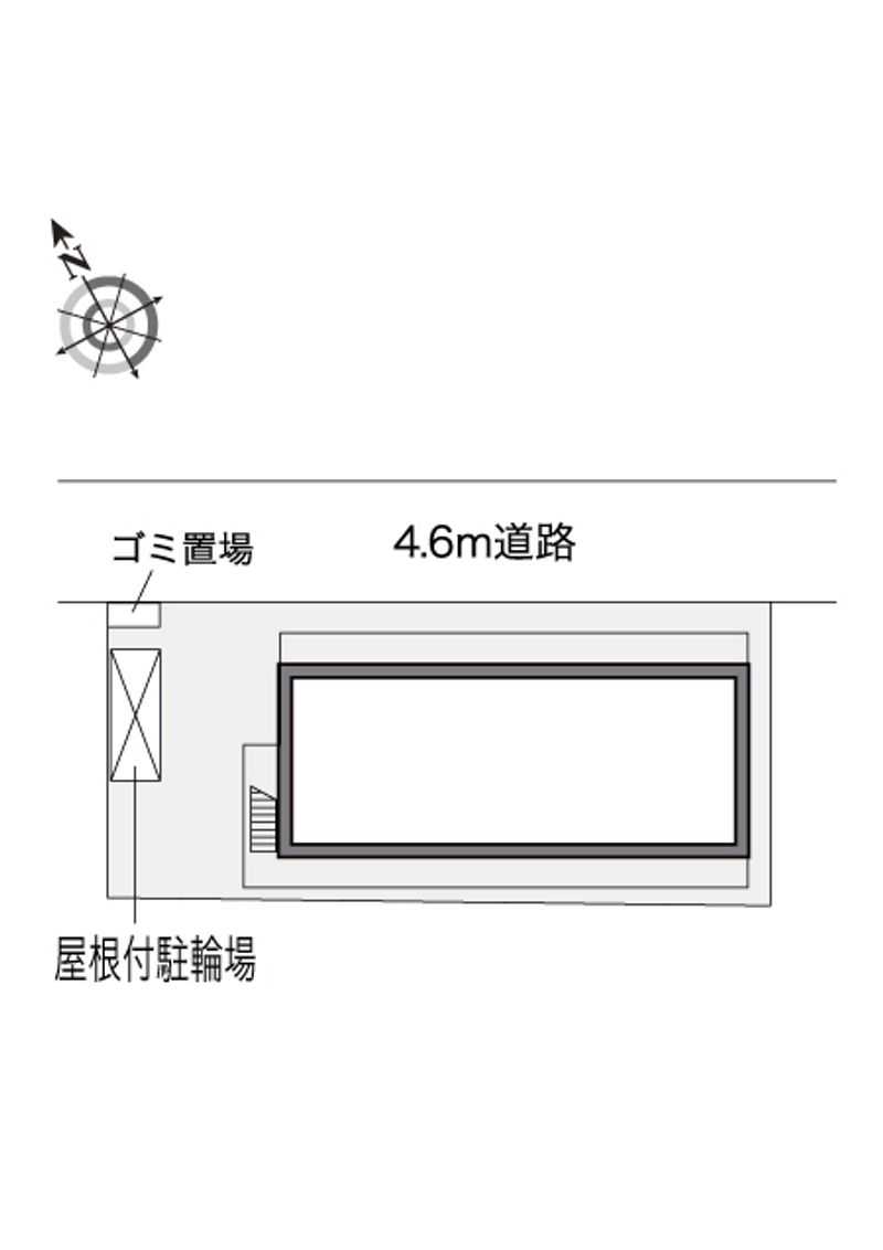 レオパレスグランシャンパーニュ 配置図
