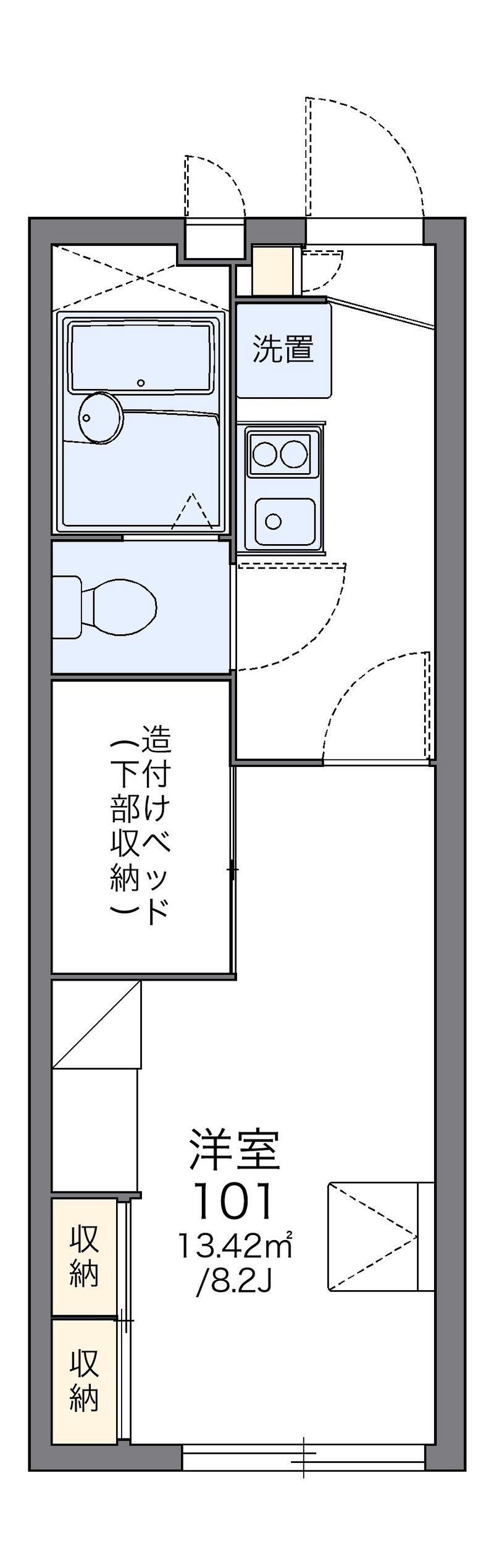 レオパレス彩 間取図