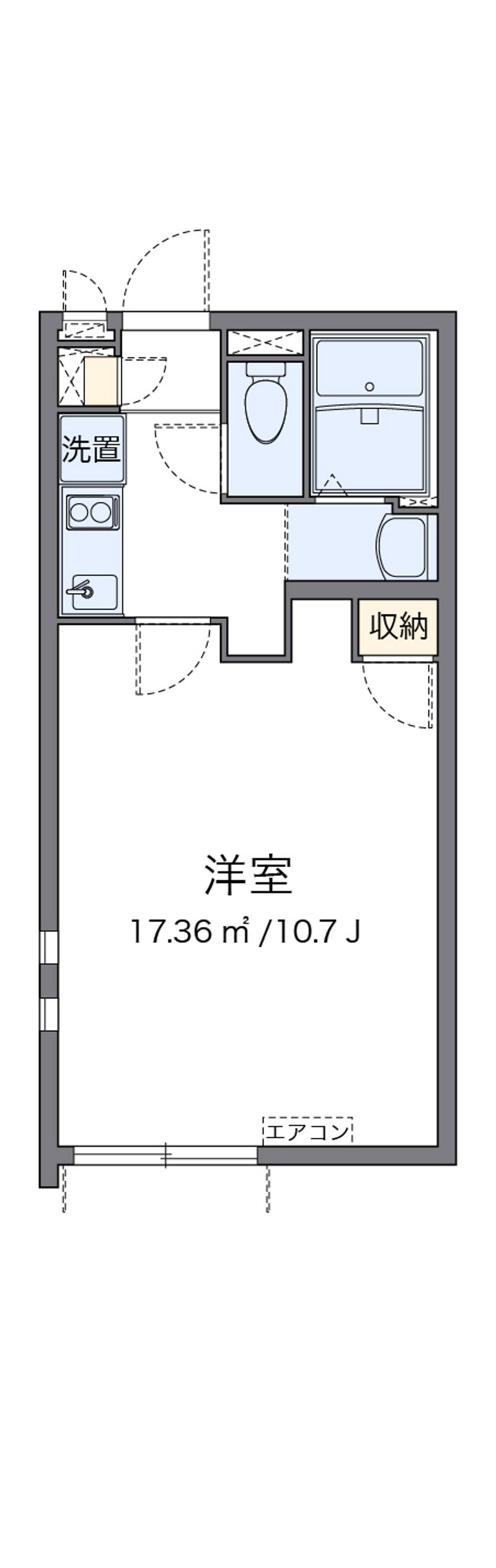 クレイノななせⅢ 間取り