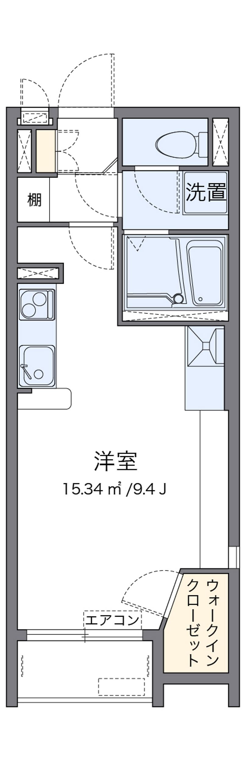 レオネクストスカイスクレイパー 間取図