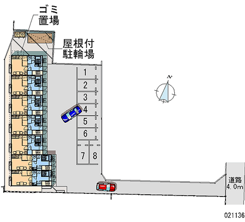 21136 Monthly parking lot