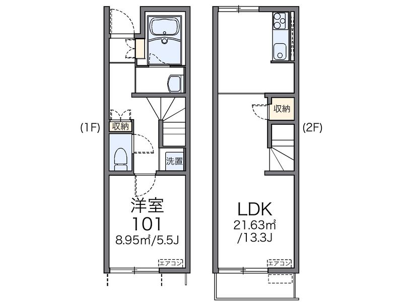 レオネクストＴＯＤＡ　Ｋ 間取図
