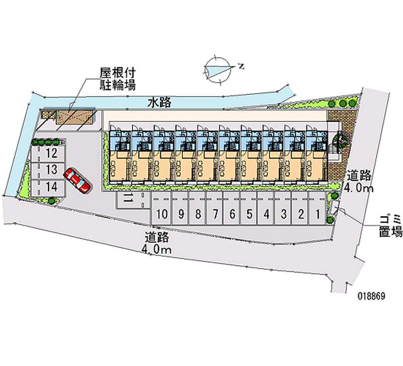 18869月租停车场