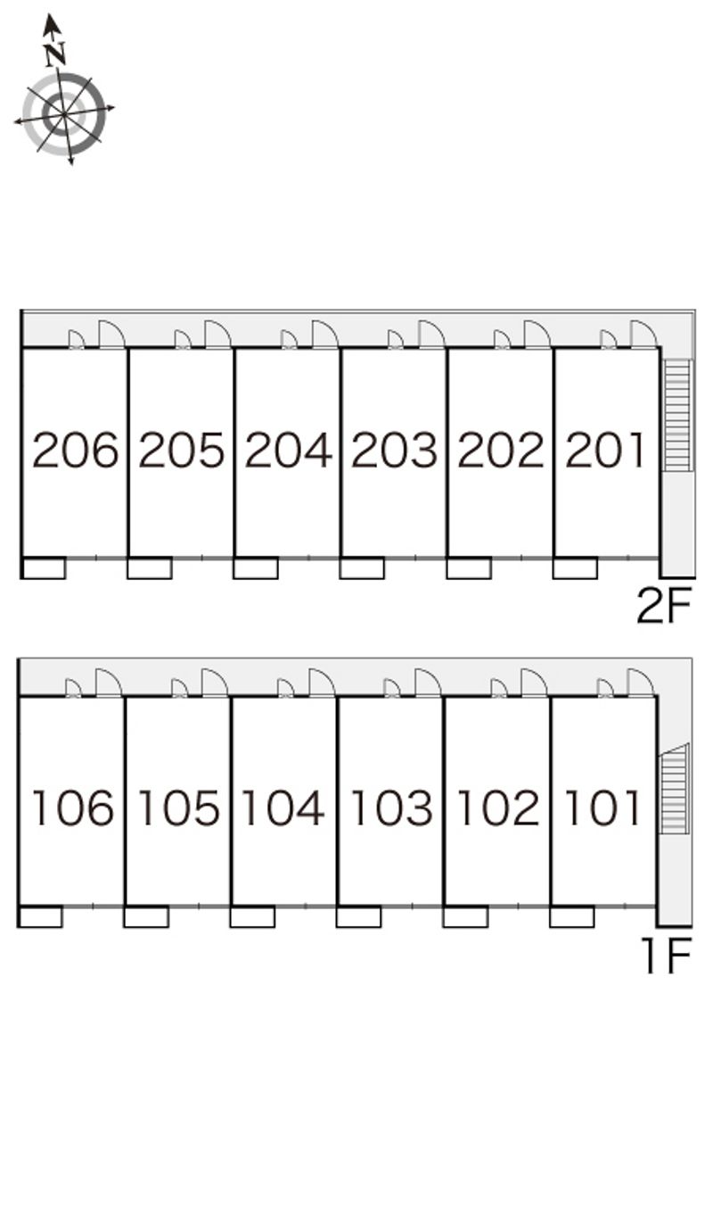 レオパレス２０００ 間取配置図