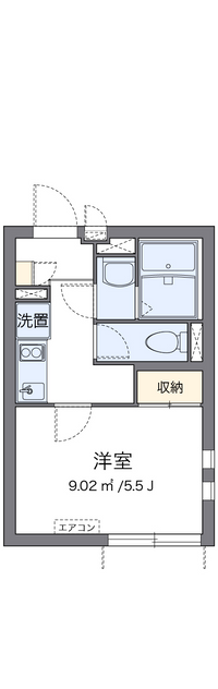 クレイノＡＺＵＭＡ 間取り図