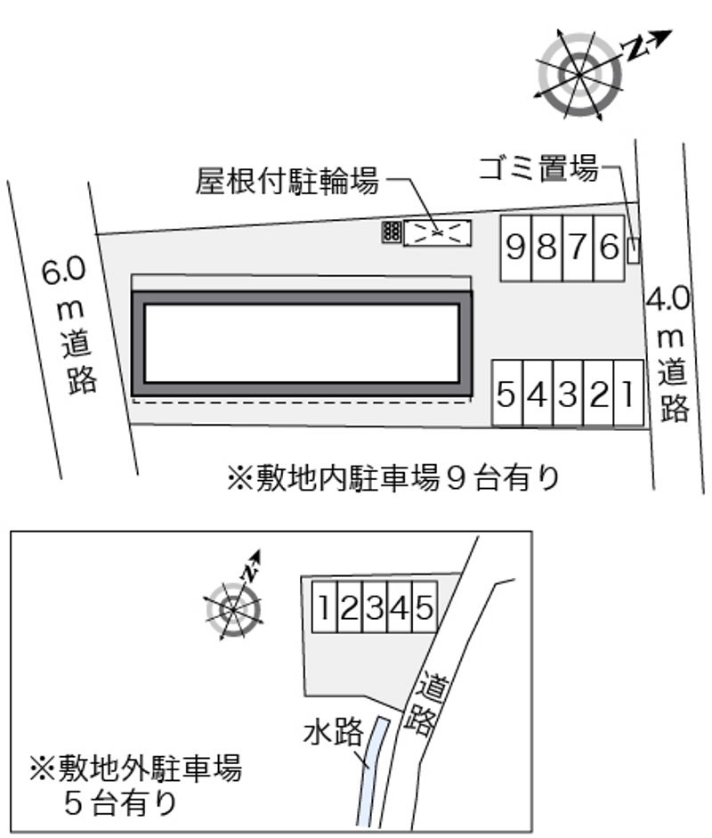 レオパレスノーブルイン下徳丸 駐車場