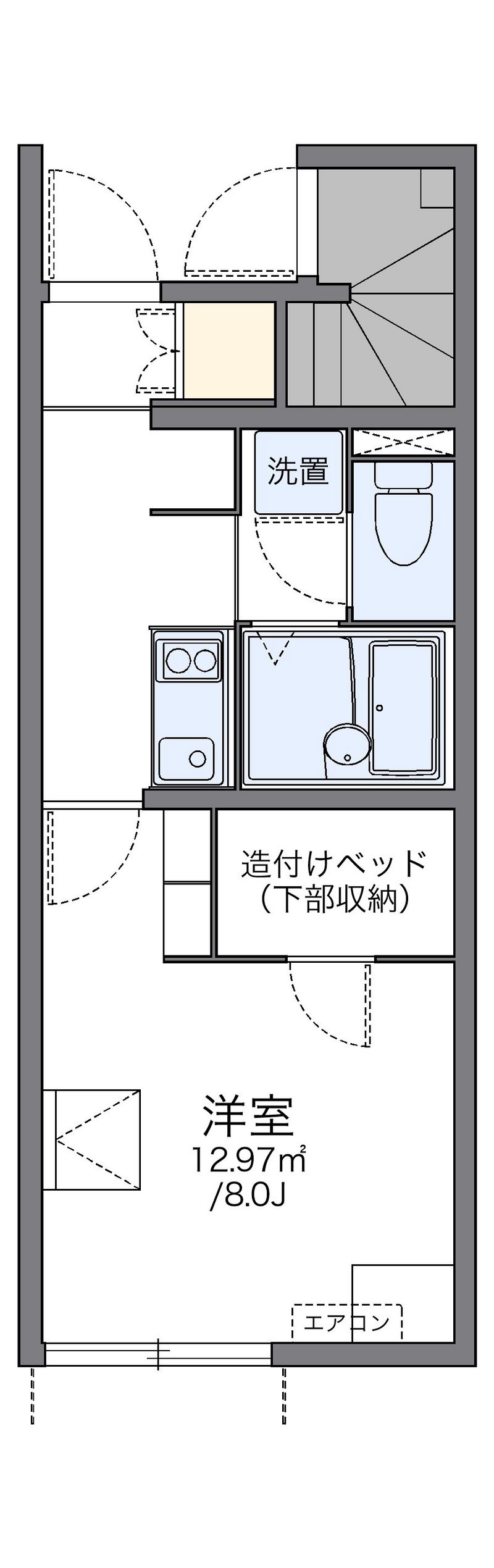 レオネクストＴｏｐＲｉｖｅｒ 間取図
