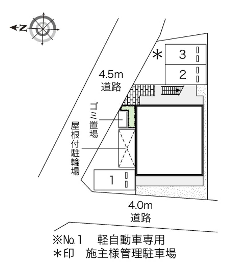 レオパレスＲＩＶＥ　Ｍ 配置図