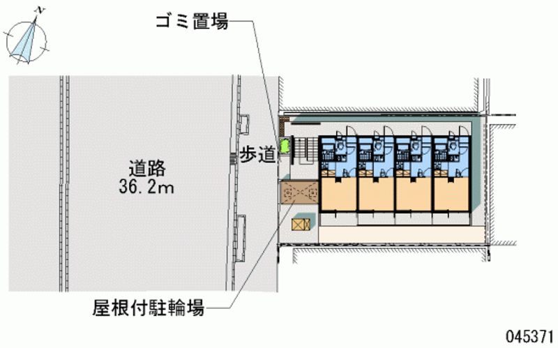 レオパレスＦＲＩＥＮＤＬＹ 区画図