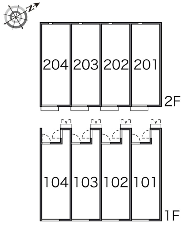レオネクスト風花 間取配置図