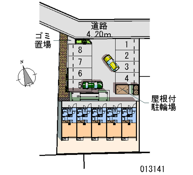 レオパレスＶｉｖｏ 区画図