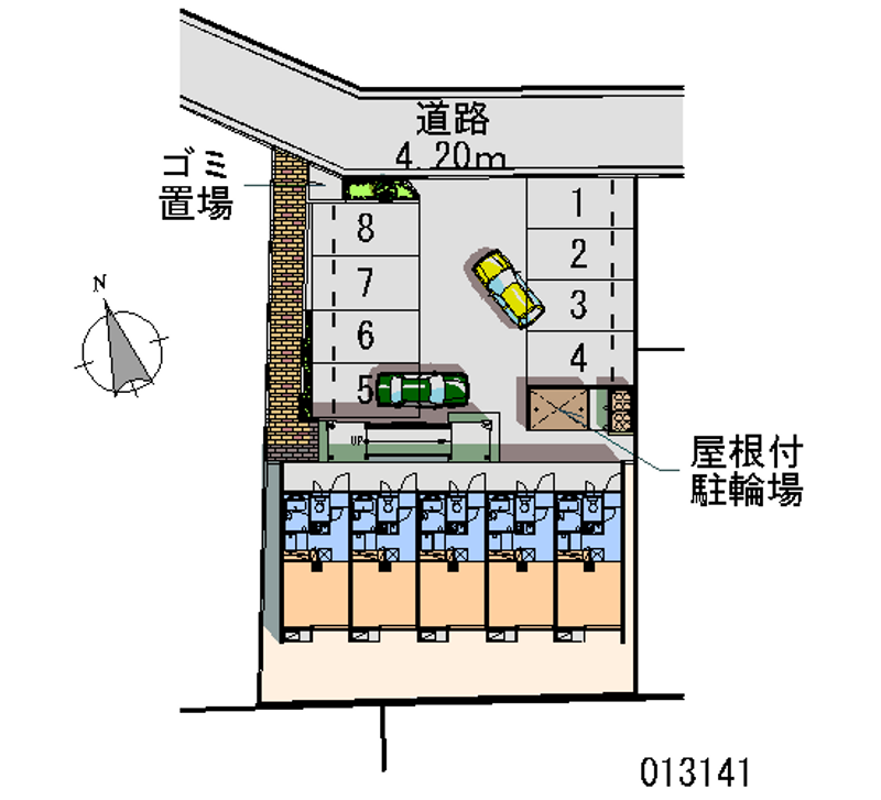 13141 Monthly parking lot