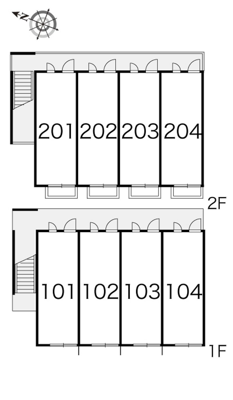 レオパレスＲ＆Ｓ 間取配置図