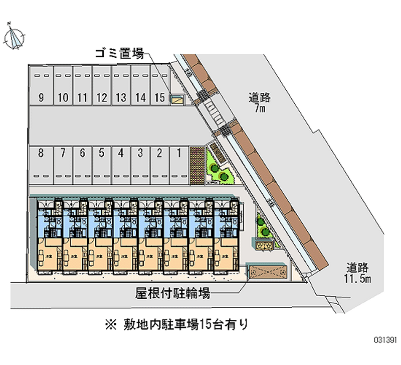 31391 Monthly parking lot