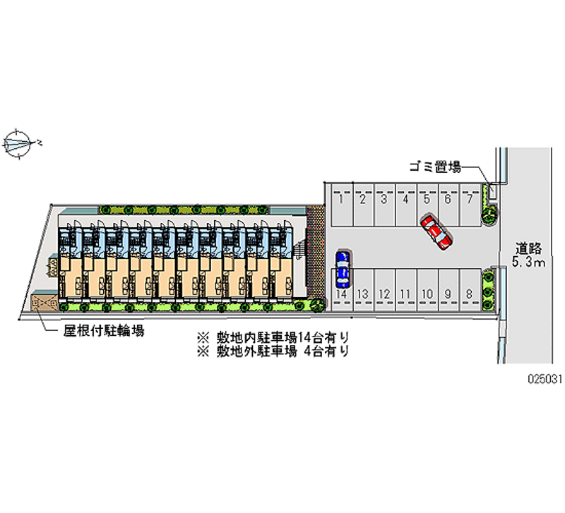 レオパレス松橋 月極駐車場