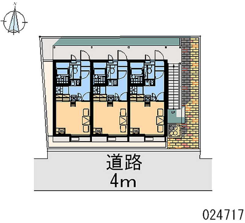 レオパレス鴫野　夢 区画図
