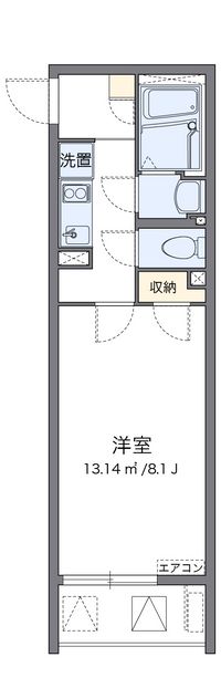 クレイノＫＯＥＭＯＮふじ 間取り図