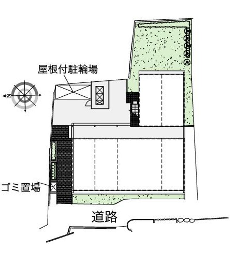 レオパレスシャルマンゾーン照杉 配置図