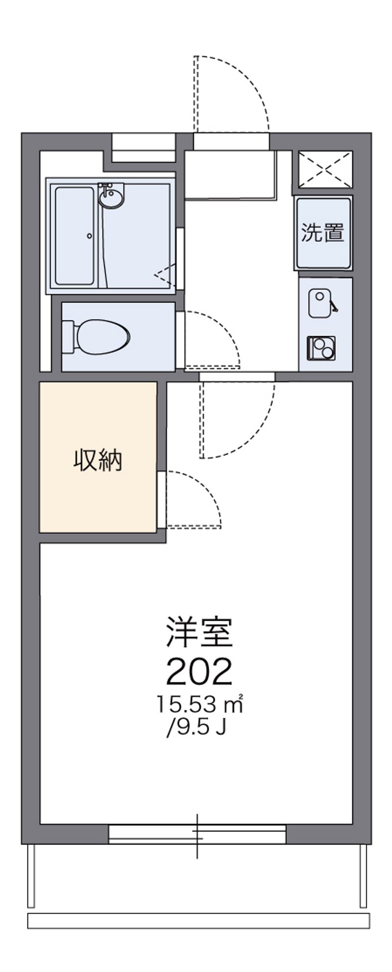 レオパレスパストラル 間取図