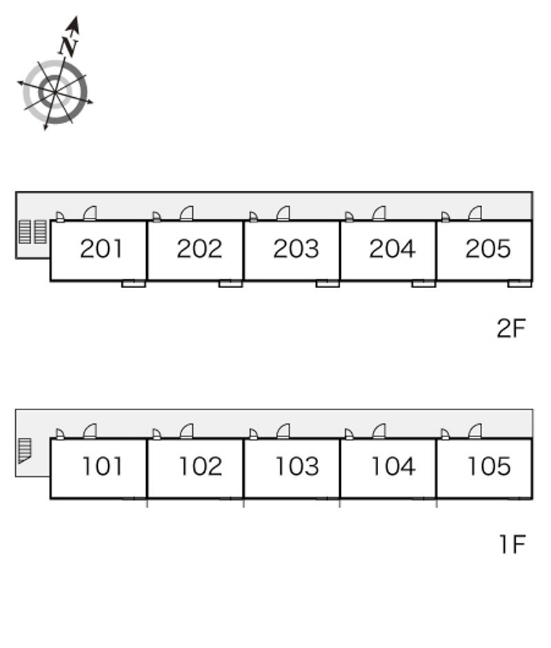レオパレスＣｏｍｆｏｒｔ 間取り配置図