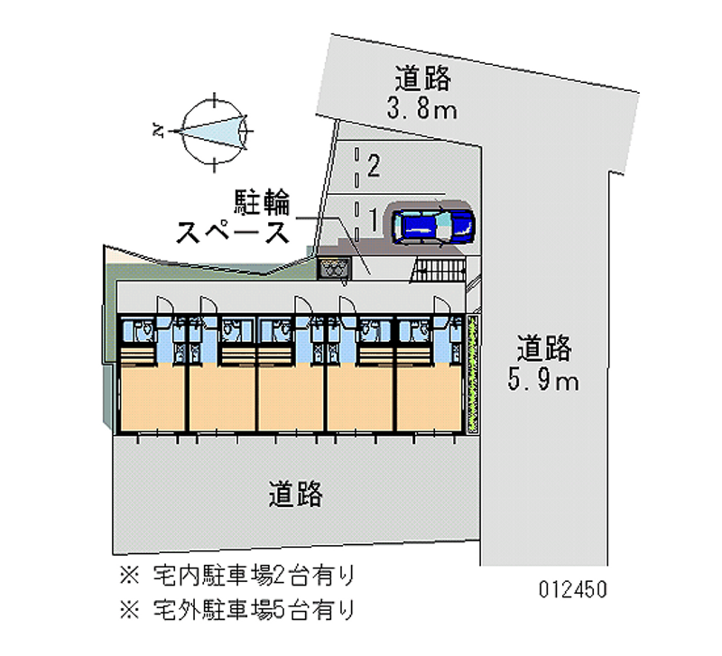 レオパレスサイトウ 区画図