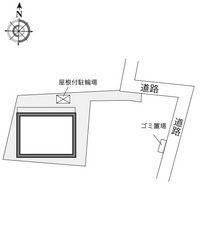レオパレスグリーンパレス 配置図