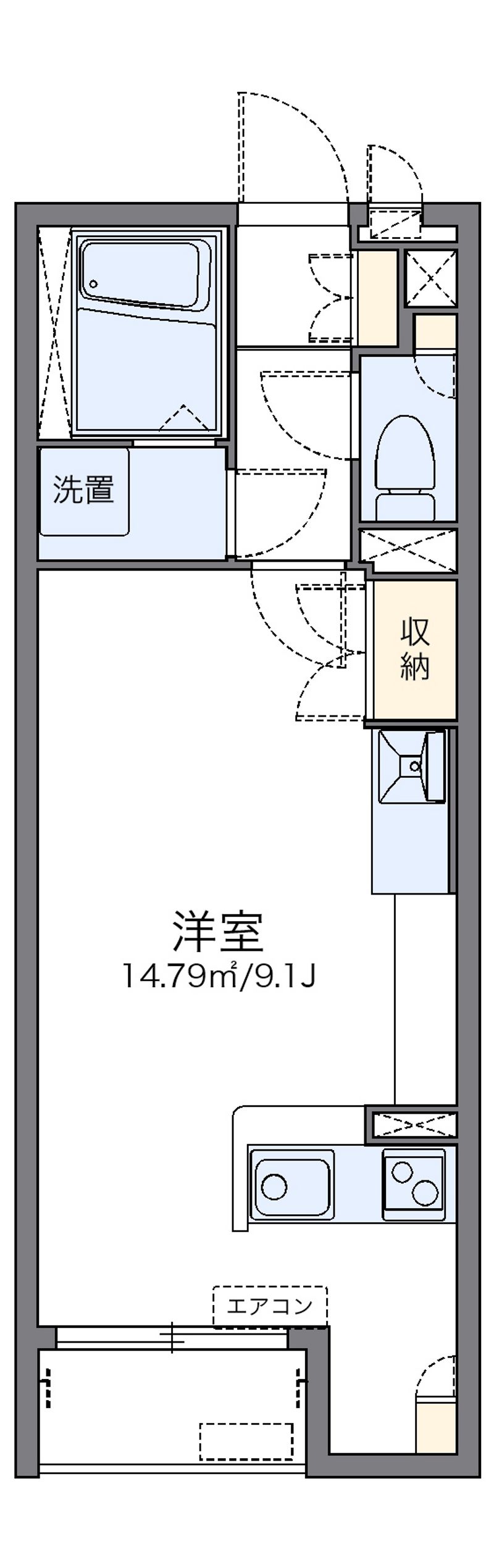レオネクストティエラ 間取図