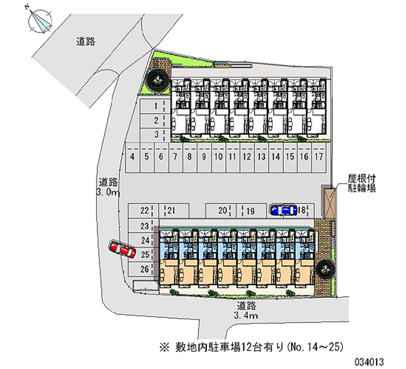 34013月租停车场