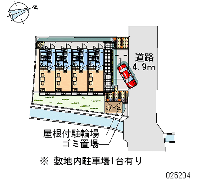 25294 Monthly parking lot