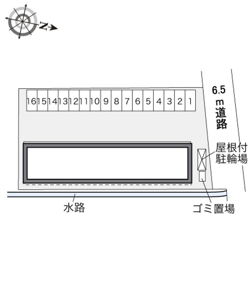 レオパレスサンハート 配置図