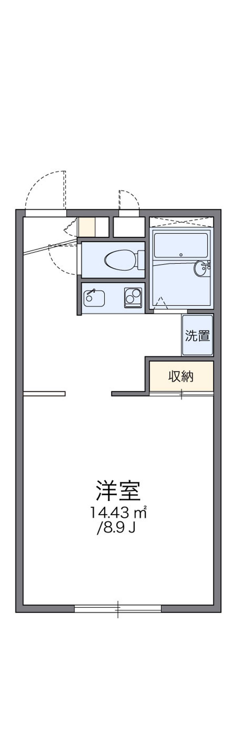 レオパレス加古川ＥＡＳＴ 間取図