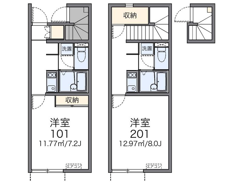 レオネクストみなみ２番館 間取図