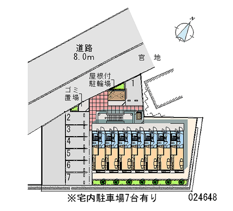 24648 bãi đậu xe hàng tháng