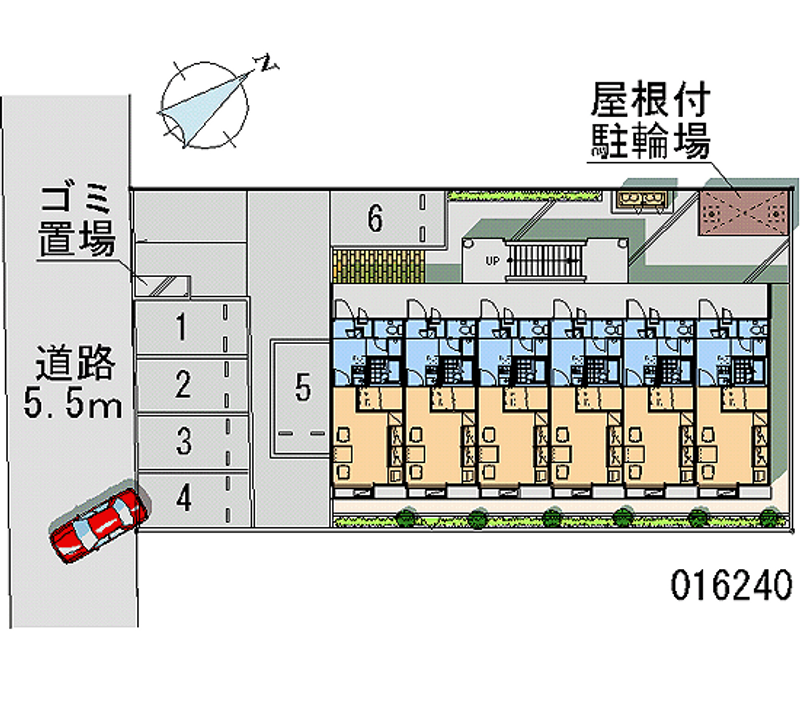 レオパレスドゥマン姉崎 月極駐車場