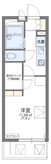 レオパレス幸一 間取り図