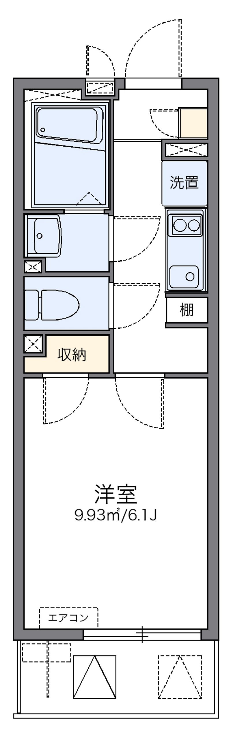 レオネクストリバーサイド遠 間取図