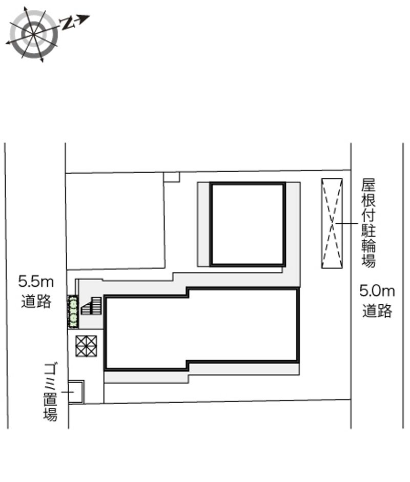 レオパレスドエルシンヤマ 配置図