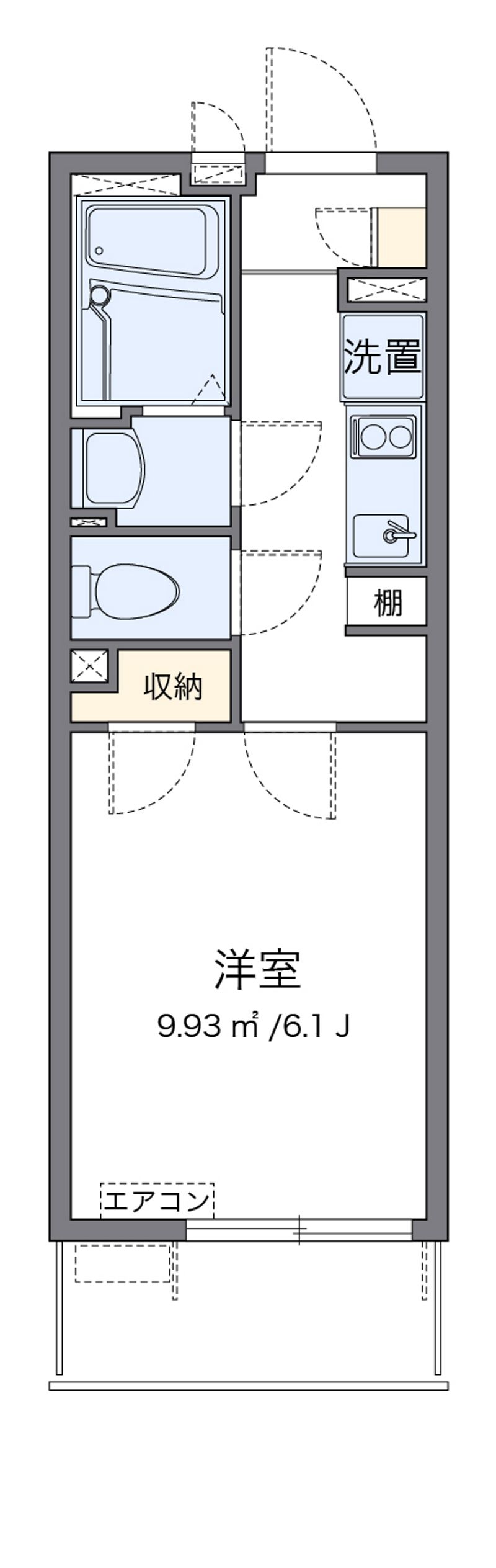 クレイノのぞみⅡ 間取図