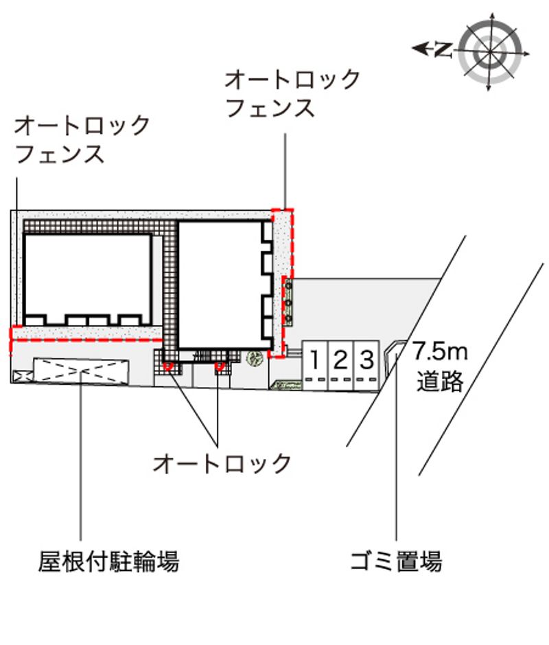 レオネクストブランドール 配置図