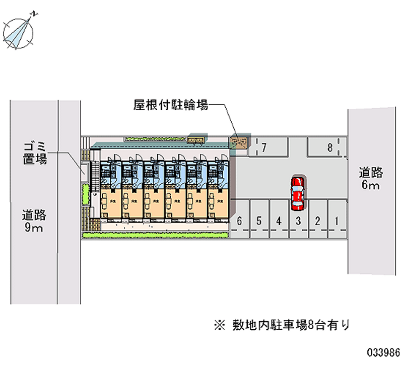 33986月租停车场