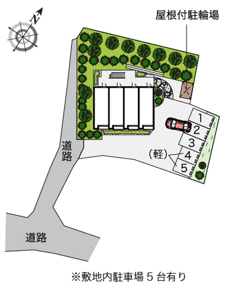レオネクストパインコート松崎 配置図