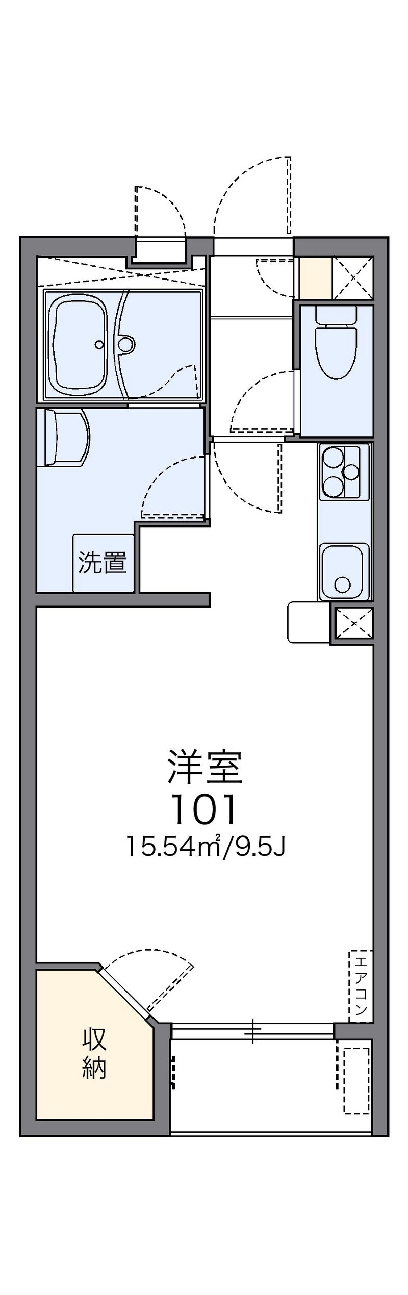 レオネクストディライトⅡ 間取図