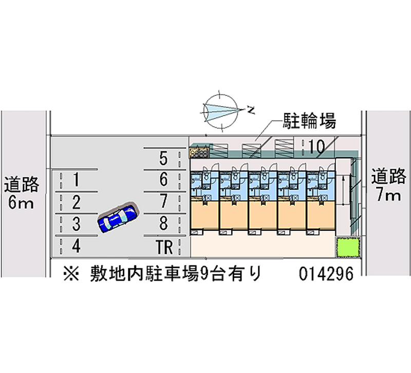 14296 Monthly parking lot