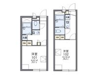 レオパレスフォレスト町田 間取り図