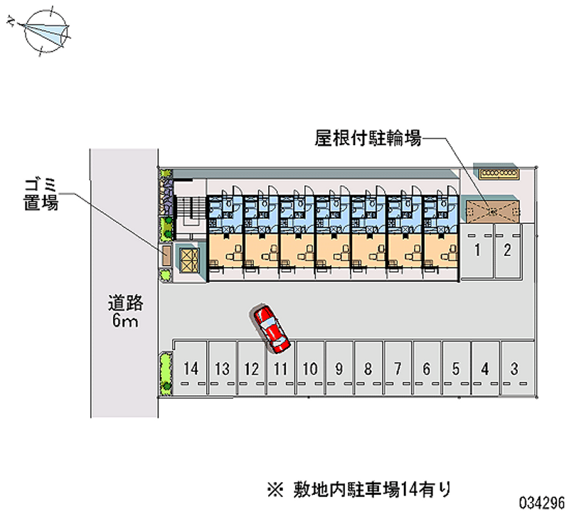 34296 Monthly parking lot